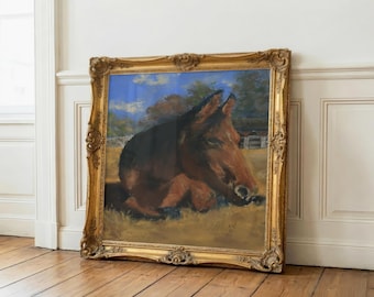 Horse Portrait Poster | Fine Art Equine Print