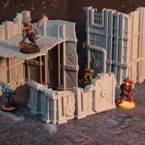 Ruinas industriales * Terreno oscuro y sombrío * Terreno de mesa * Terreno de rol DND * Terreno de ciencia ficción