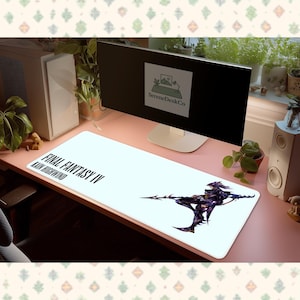 Final Fantasy Dragoon Mouse Pad Minimalist Desk Mat Kain Highwind Gaming Mousepad FFIV Large Desk Mat