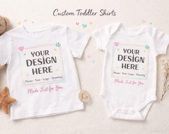 Custom Photo Toddler Shirt | Personalized Kids Tee