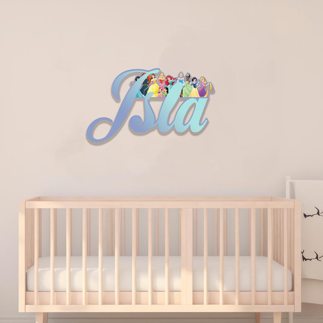 Personalized Wooden Name Sign, Nursery Wall Decor, Kids Room Decor, - Etsy
