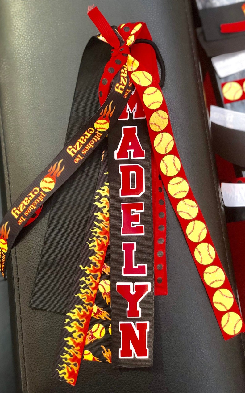 Softball Hair Ribbons Team Ribbons for Softball/soccer Teams Etsy
