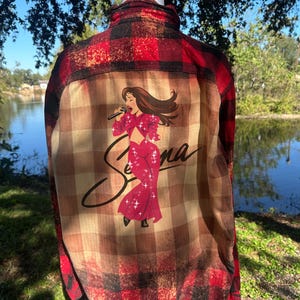 Bleached Distressed Flannels | Hand Dipped Bleach Shirt |  Top Boho Grunge | Torn Shacket| Rustic Bridesmaid | Selena | Texas