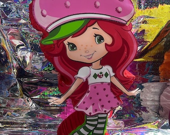Piñata ragazza di Fragola e Pan di Spagna