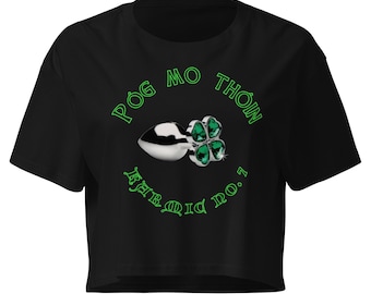 Póg mo thóin crop top