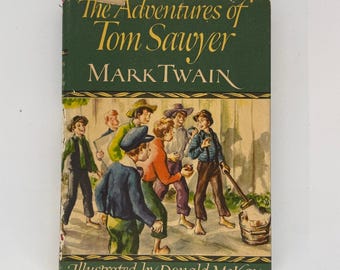 Las aventuras de Tom Sawyer Mark Twain Illustrated Junior Library HC DJ