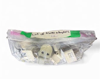 Lote de adaptadores de enchufe de viaje – Adaptadores de corriente internacionales variados – Estilos surtidos