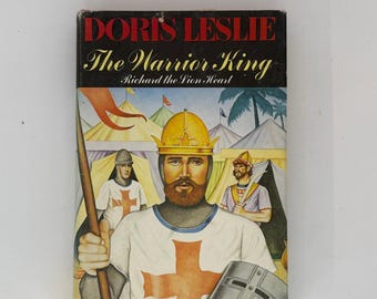 Lote de dos novelas de Doris Leslie: El Rey Guerrero y El cuento de una joven esposa (tapa dura)