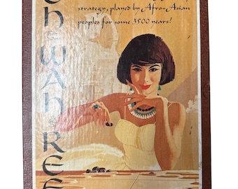 Juego de mesa vintage OH‑WAH‑REE de 1962, juego de estantería 3M completo