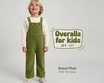 Kinder Latzhose Schnittmuster für Kleinkinder Overall Schnittmuster Jungen Latzhose Schnittmuster Für Jugendliche Schnittmuster