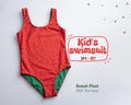 Girls Swimsuit Sewing Pattern For Kids Swimwear Pattern For Toddlers Bathing Suit Sewing Pattern For Children