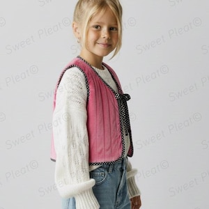 childrens vest pattern for kids, baby girl vest pattern, reversible vest pattern, toddler vest pattern, girls jacket pattern, Kids vest Pattern, Childrens jacket Pants Sewing Pattern, Baby Girl PDF Patterns, baby girl jacket pattern, girls coat sewing pattern, girls cardigan sewing pattern, childrens jacket pattern, kids sweater pattern, toddler shirt pattern, baby jacket pattern,  sewing patterns for kids, childrens pdf sewing patterns, vest pattern for children, vest pattern for toddlers