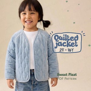 Molde para Cardigã Infantil, Molde para Casaco Infantil, Molde em PDF para Jaqueta de Bebê