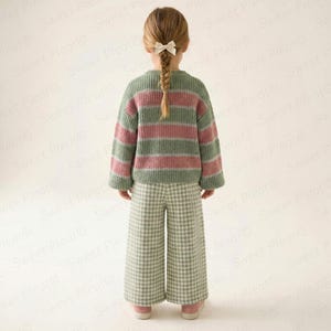 Cotton Pants Pattern For girls - Kid's Pants With Pockets Sewing Pattern For Woven Fabrics, PDF Patterns For Children, simple pants pattern for kids, linen pants pattern for children, children's pants pattern for girls, trousers pants pattern for kids, pajama pants pattern, elastic waistband pants pattern, wide leg pants pattern for kids, pdf sewing patterns for kids, childrens pants pattern, toddler pants pattern, sewing pattern for toddlers, baby boy pants pattern