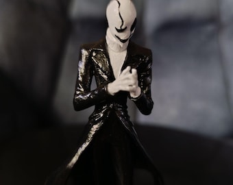 Gaster Figure, Deltarune Undertale Fan Art Figurine, Hand Painted 3D Printed Statue, Dark Collectible Character