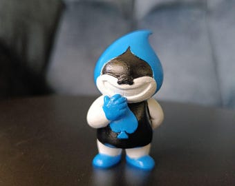 Deltarune Lancer Mini Figure, Handmade 3D Printed Chibi Lancer Statue