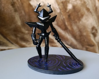 Roaring Knight Figure – Deltarune Inspired Collectible, Hand Painted 3D Printed Character, Gamer Gift