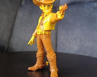 Yellow Deltarune Figurine, Handmade 3D Printed & Hand Painted Cowboy Figure, Deltarune Fan Art Collectible