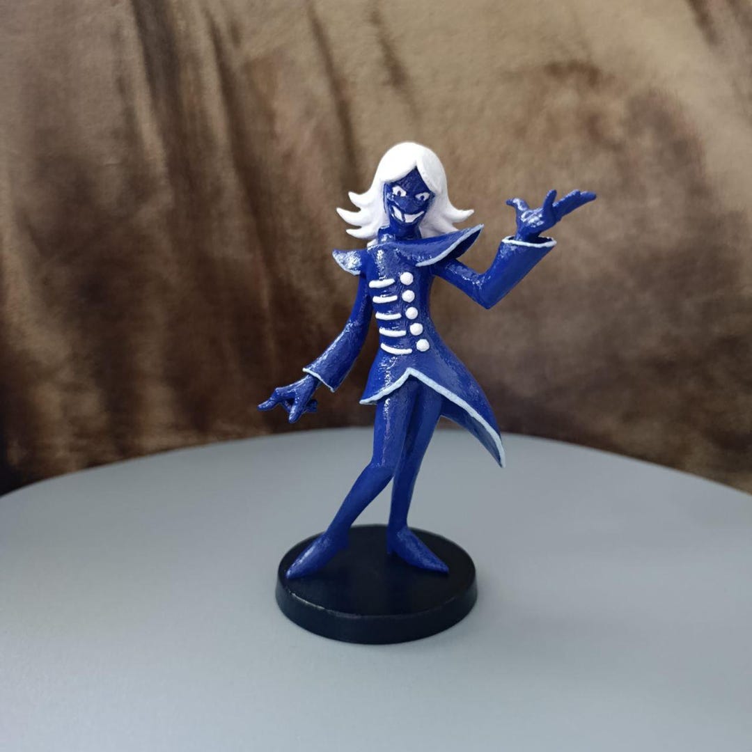 Rouxls Kaard Figure, Deltarune Collectible, Handmade Fan Art