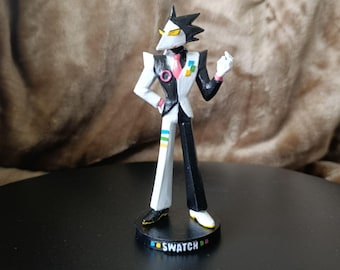 Deltarune Swatch Figure Fan Art | Hand Painted 3D Printed Figurine