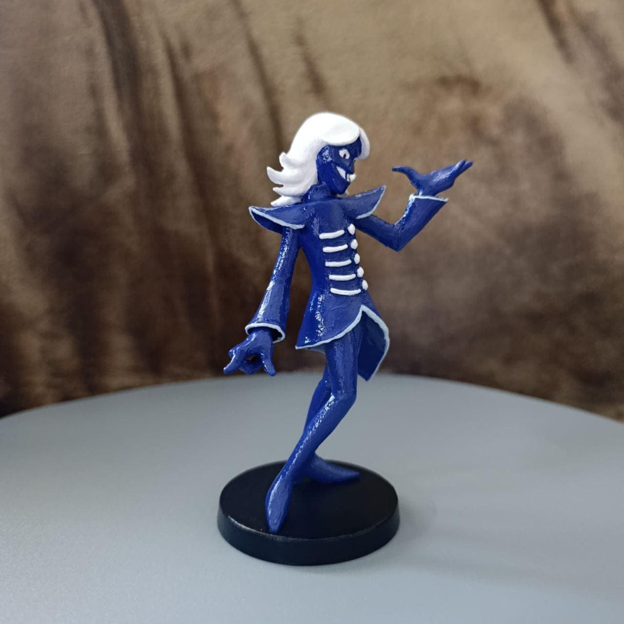 Rouxls Kaard Figure, Deltarune Collectible, Handmade Fan Art