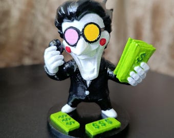 Spamton Deltarune Figurine, Hand Painted 3D Printed Fan Art