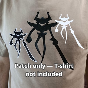 Deltarune Roaring Knight TPU Iron-On Patch, The Knight Heat Transfer Patch, DIY Shirt Hoodie Patch, Flexible 3D Printed Patch