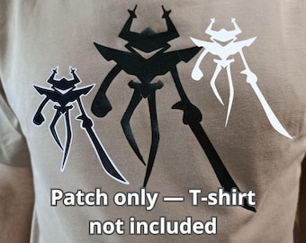 Deltarune Roaring Knight TPU Iron-On Patch, The Knight Heat Transfer Patch, DIY Shirt Hoodie Patch, Flexible 3D Printed Patch