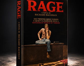 Romanzo Rage di Richard Bachman, thriller psicologico, narrativa rara e controversa