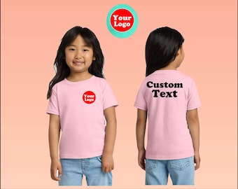 Gildan Heavy Cotton Toddler T-Shirt-Print Custom T-shirt-Logo-Custom Text-Your Photo