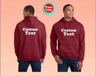 Gildan Hoodies Custom Print - Create Your Own Style-Customer Print