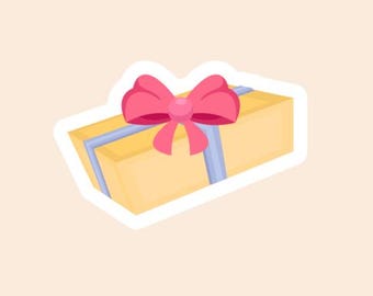 Valentine Gift Sticker Icon | Printable PNG JPG SVG