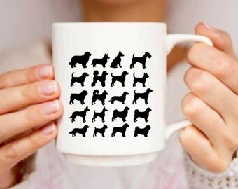 Dog Breeds SVG Vector Bundle | 20 Designs for Cricut, Silhouette (Digital Download)