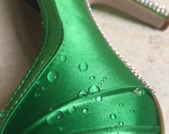 Water Resistant Coating, Dyeable Wedding Shoes, Satin Shoes, Wedding Shoes Silk, Wedding Shoes Satin, Custom Wedding Shoes, Satin Bridal