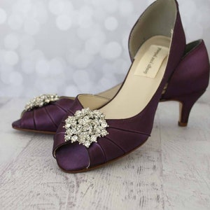 Dark plum heels 2025
