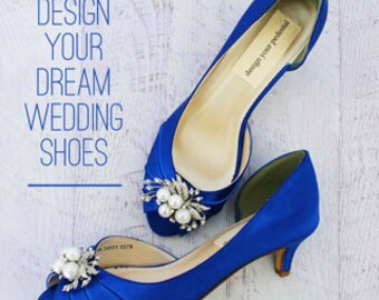 CUSTOM CONSULTATION:  Wedding Shoes, Design Your Own Wedding Shoes,  Custom Wedding Shoe,  Bridal Heel Design