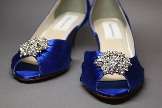 Wedding Shoes Blue Wedding Shoes Design My Own Wedding Etsy