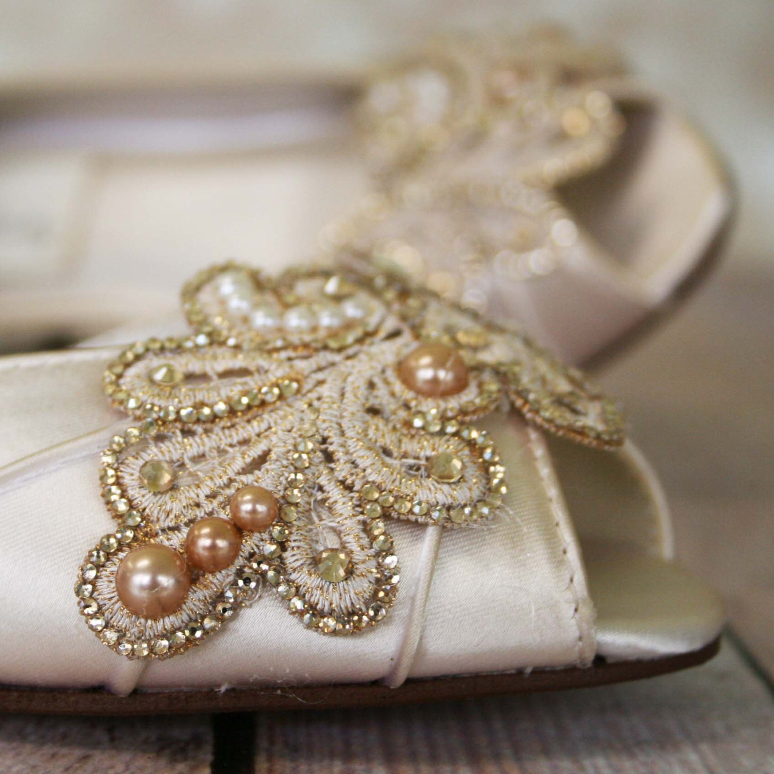 Ivory Wedding Shoes Champagne Wedding Shoes Ivory Bridal | Etsy