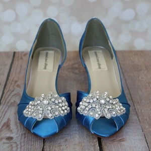 turquoise bridal shoes