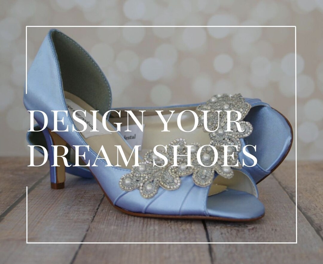 Custom Wedding Shoe Consultation, Design Your Own Bridal Shoes, Custom ...