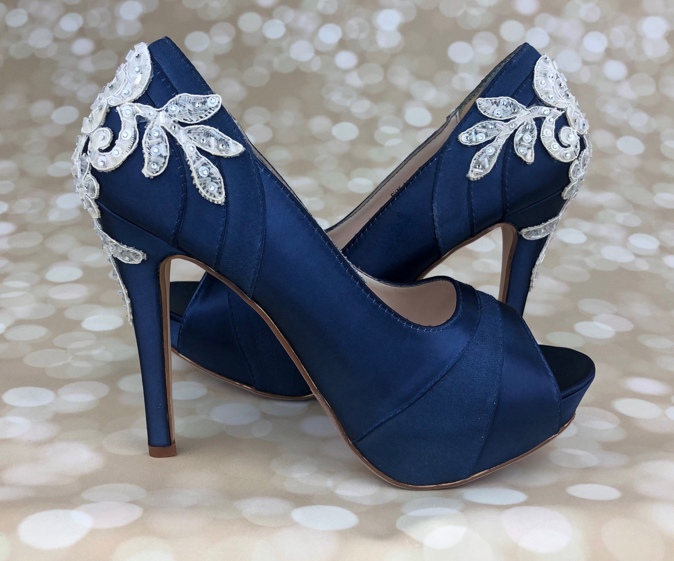 Blue Wedding Shoes Bridal Heels ...