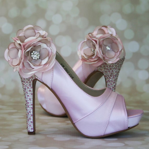 Wedding Shoes Bridal Heels Pink Wedding 