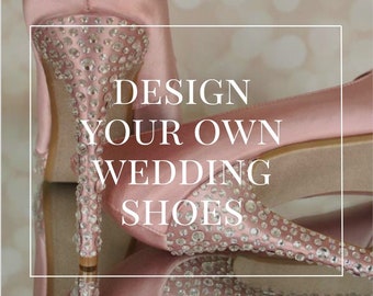 Custom Consultation | Custom Wedding Shoes | Designer Wedding Shoes | Custom Bridal Shoes | Custom Bridal Heels | Unique Wedding Shoes