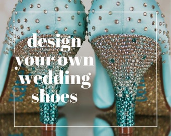 Design your own bridal shoes deals