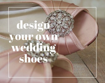 Custom Bridal Shoes |Custom Consultation | Custom Wedding Shoes | Design Your Wedding Shoes | Custom Bridal Heels | Unique Wedding Shoes