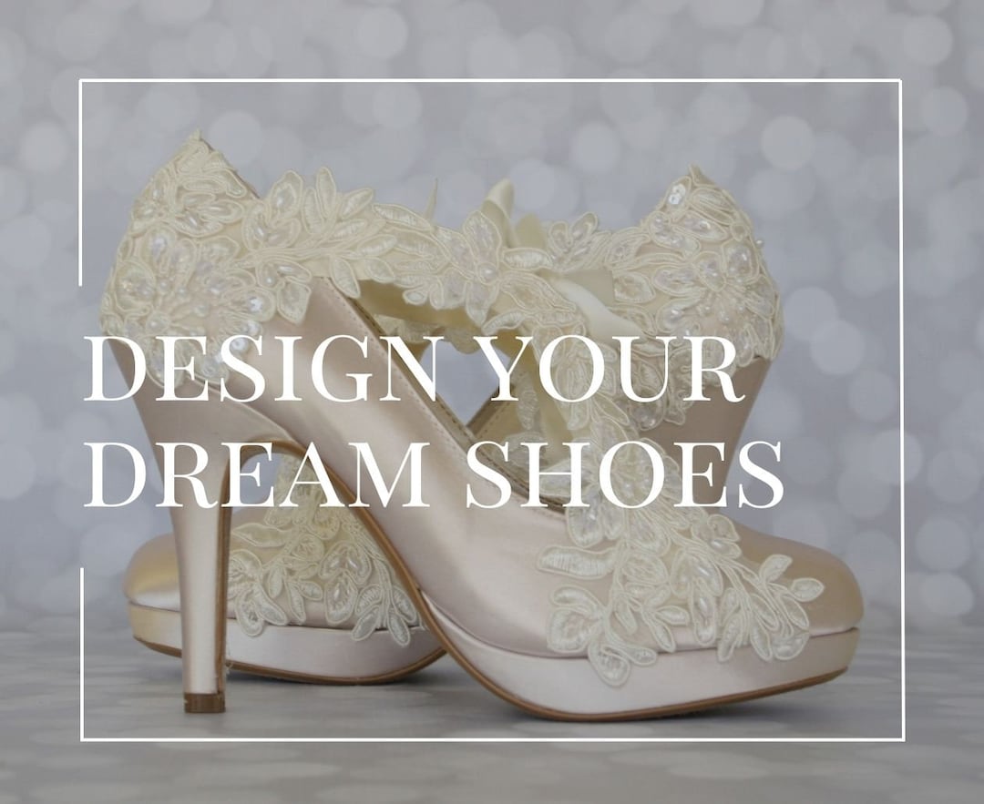 Custom Wedding Shoe Consultation, Design Your Own Bridal Shoes, Custom ...