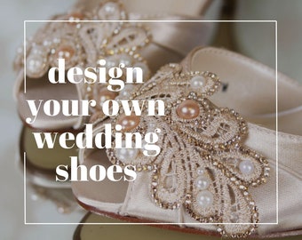 Custom Consultation | Custom Wedding Shoes | Designer Wedding Shoes | Custom Bridal Shoes | Custom Bridal Heels | Unique Wedding Shoes