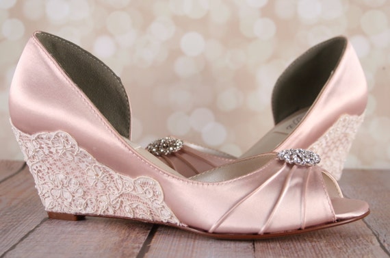 blush heels wide fit