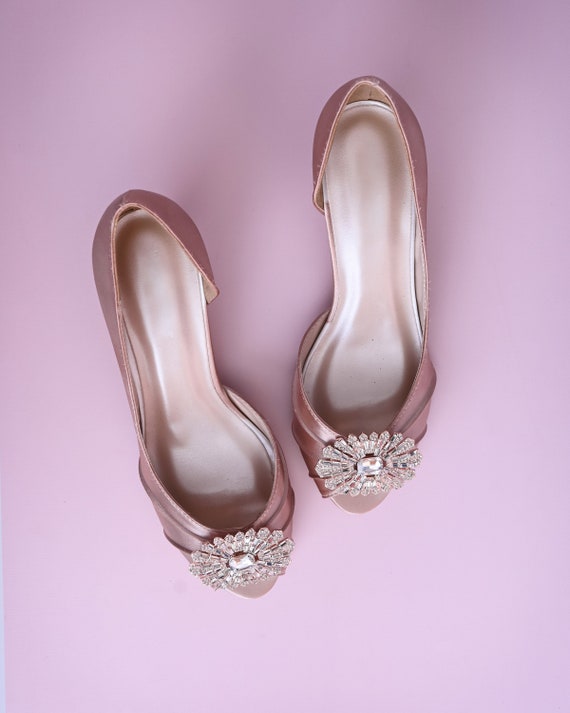 Women Blush Pink, Wedding Shoes, Bridesmaids Shoes, Party Shoes