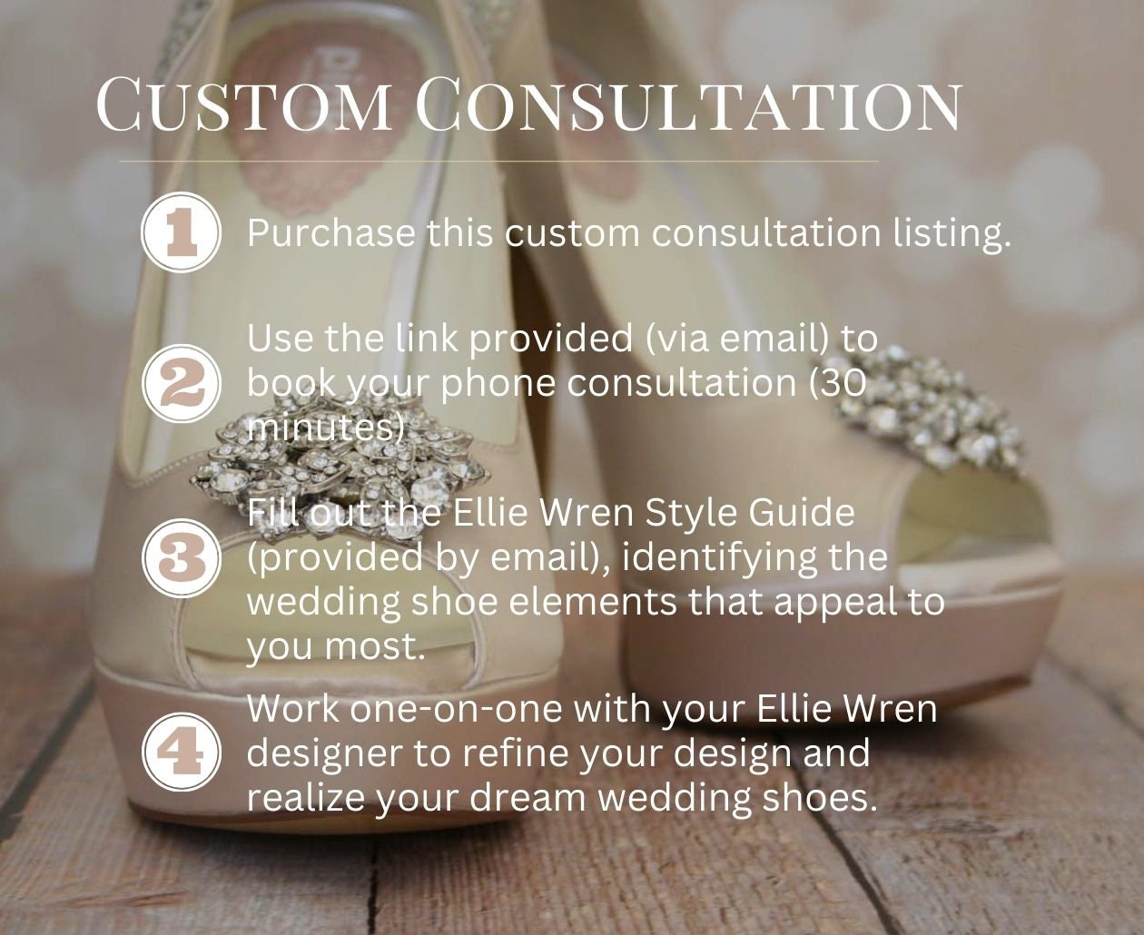 Custom Consultation Custom Wedding Shoes Designer Wedding Shoes  Custom Bridal Shoes Custom Bridal Heels Unique Wedding Shoes